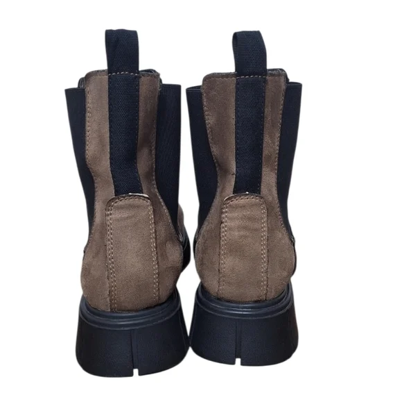 Zigi Soho Taupe Cameren Chelsea Burnished Round Toe Women's Boots Size 9 - Picture 5 of 7